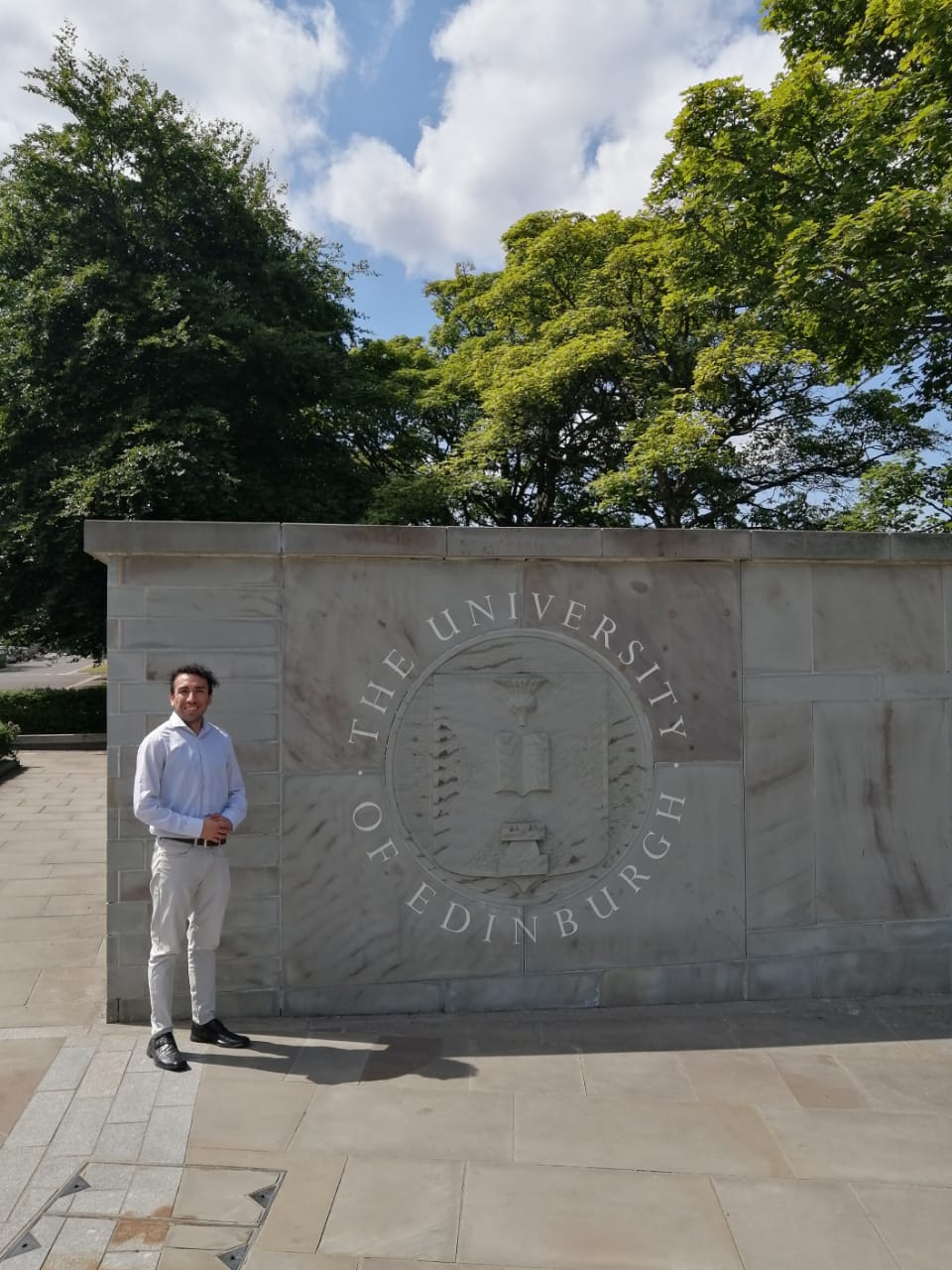 Felipe Guiñez en Universidad Edimburgo