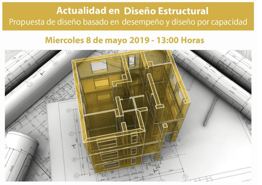 Invitación digital del Seminario: "Actualidad en Diseño Estructural"
